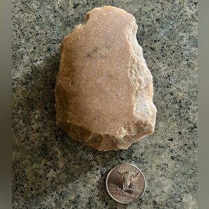 💎 Vintage Indian Native American End Scraper Scraping Tool, Stone